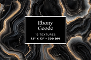 Ebony Geode Textures, a Texture Graphic by Artful Assets Boutique (Thumbnail 1 of 4)