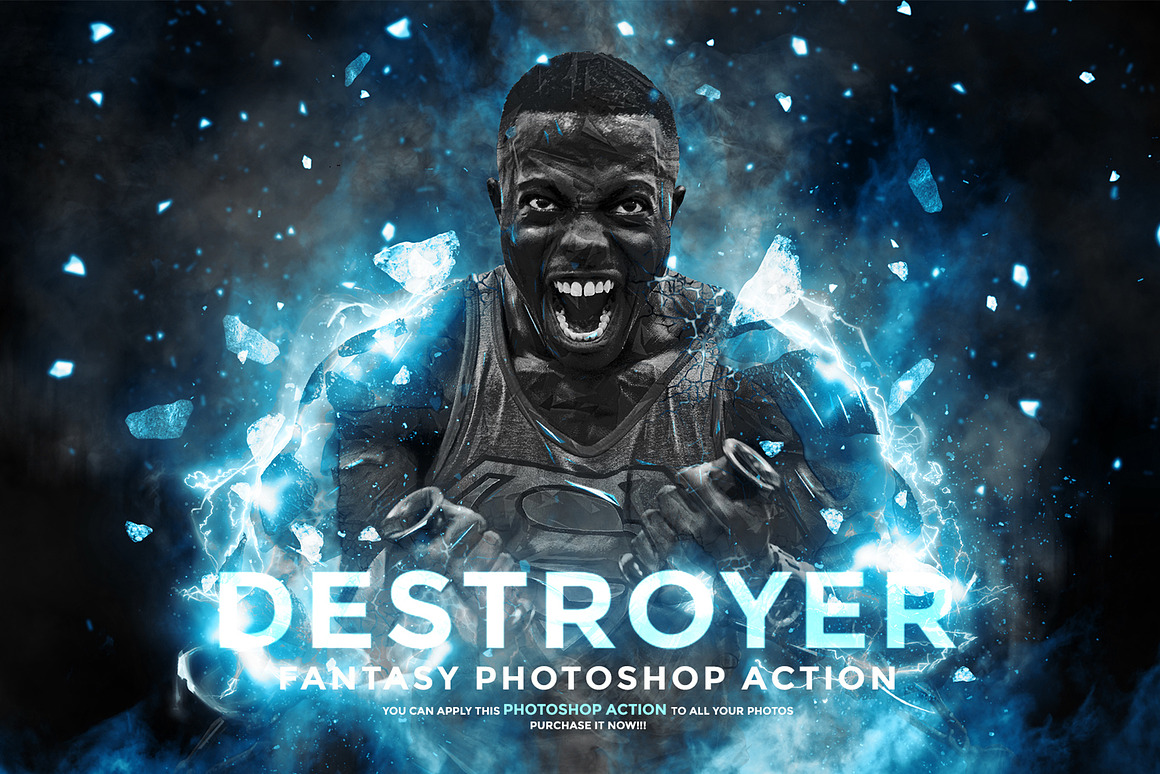Destroyer - Fantasy Photoshop Action, an Action Add-On by A R T M A R T (Photo 1 of 7)