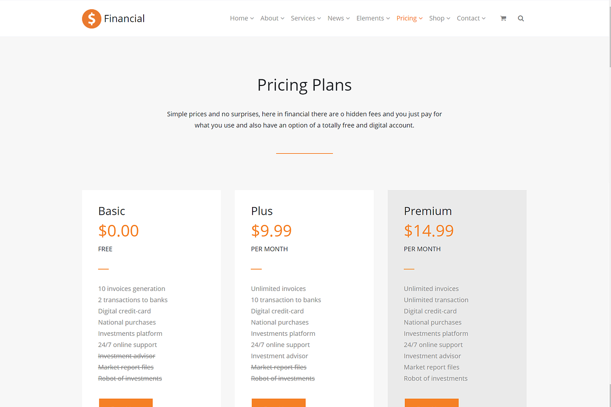 Financial Accounting WordPress Theme, a WordPress Template by Visualmodo (Photo 7 of 41)