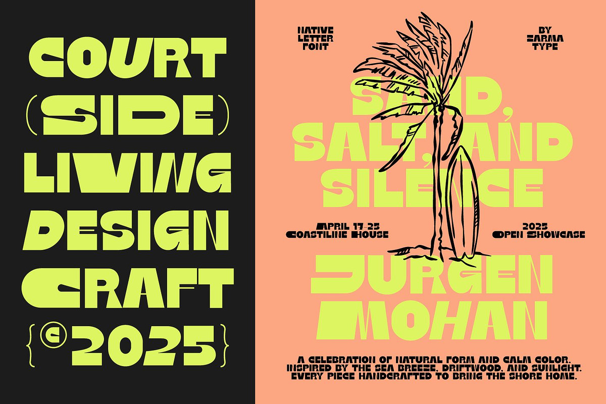 Native Letter - Modern Bold Font, a Sans Serif Font by Zarma Type (Photo 9 of 11)