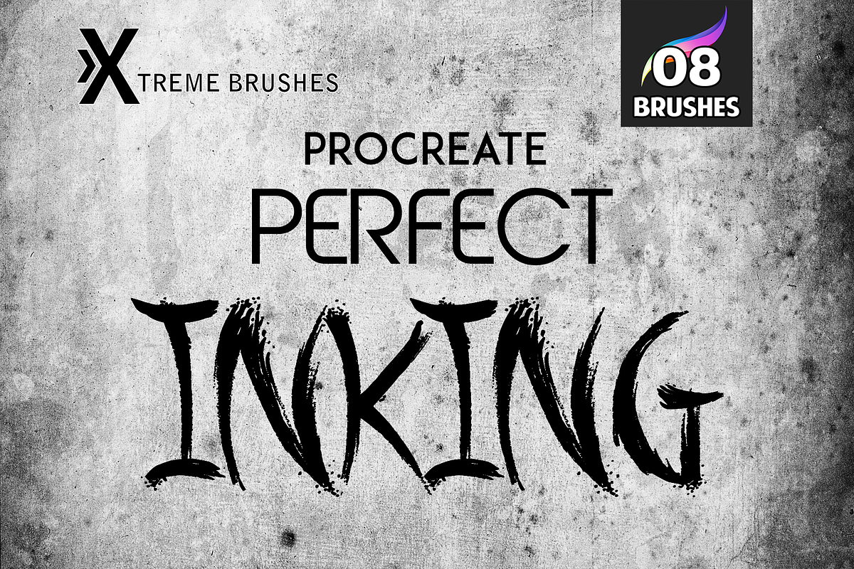 Procreate Perfect Inking!, a Brush Add-On by Extreme Brushes (Photo 1 of 2)
