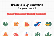 Simple Decorative Elements, a Decorative Illustration by Illustrava (Thumbnail 2 of 7)
