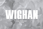 Wighan - Bold & Modern Sans, a Sans Serif Font by Almeera Std (Thumbnail 1 of 6)