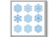 Set of Snowflakes, a Graphic by FineArtStudio (Thumbnail 2 of 3)