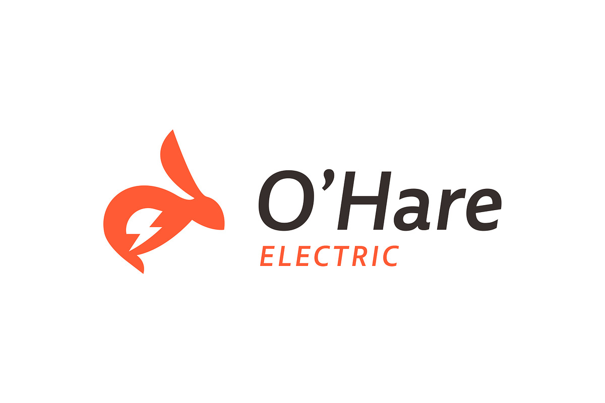 Rabbit & Hare Electric Power Logo, a Branding & Logo Template by brandclay (Photo 4 of 5)