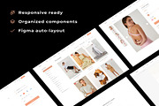 Loomi E-commerce fashion website, an UI Kit Template by Lumina_ui_ux202 (Thumbnail 5 of 6)