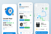Device Locator Mobile App Design, a Templates & Theme by Akib Tanjil (Thumbnail 2 of 2)