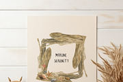 MARINE SERENITY watercolor + fonts, an Education Illustration by LiChu Art (Thumbnail 8 of 11)