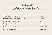 Wrong Diary – Raw Handwritten Font, a Handwritten Font by Badsign Type (Thumbnail 6 of 8)
