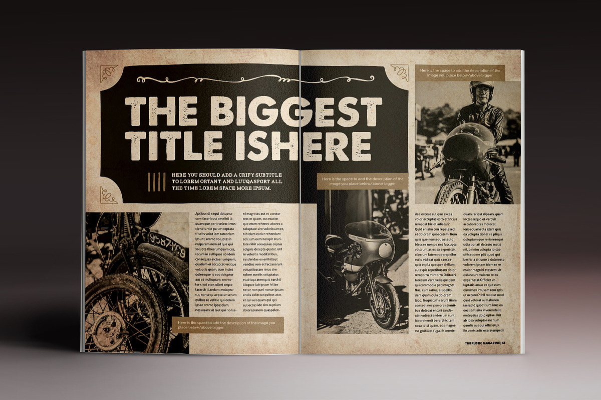 The Rustic MGZ, a Magazine Template by Luuqas Design (Photo 6 of 15)