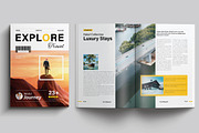 Travel Magazine Template Layout, a Magazine Template by NorthPeak (Thumbnail 4 of 13)