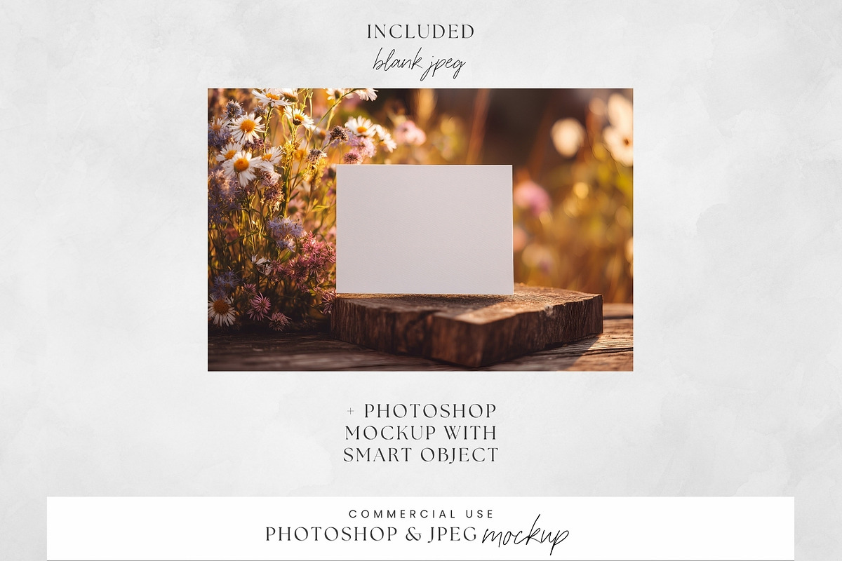 Rustic Wood 7x5 Summer Mockup, an Advertising Mockup by illuztrate (Photo 3 of 3)