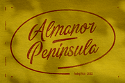 Almanor Peninsula, a Script Font by Subqi Std (Thumbnail 1 of 9)