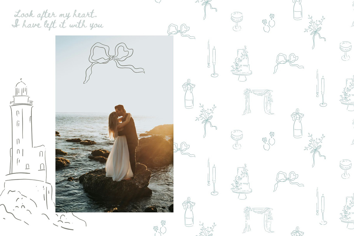 Whimsical Wedding: Coastal Edition, an Illustration by PaperJamLab (Photo 9 of 17)