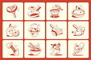 Food Doodles Icon, an Outline Icon by Vectors Market (Thumbnail 6 of 9)