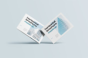 Bifold Horizontal Brochure Mockup, a Print Template by mockupatelier (Thumbnail 7 of 13)