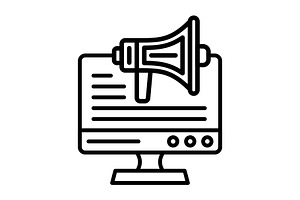 Awards Line Icon