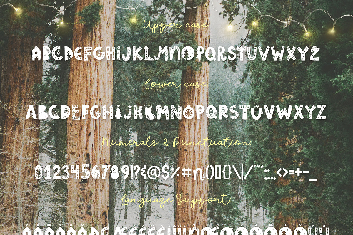 Decorative Funny Christmas Font! preview 6