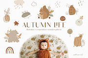 AUTUMN LIFE kids collection, an Animal Illustration by polikarpovaart (Thumbnail 1 of 11)