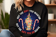 Funny Christmas Middle Finger Png, an Illustration by SinaCreation (Thumbnail 6 of 7)