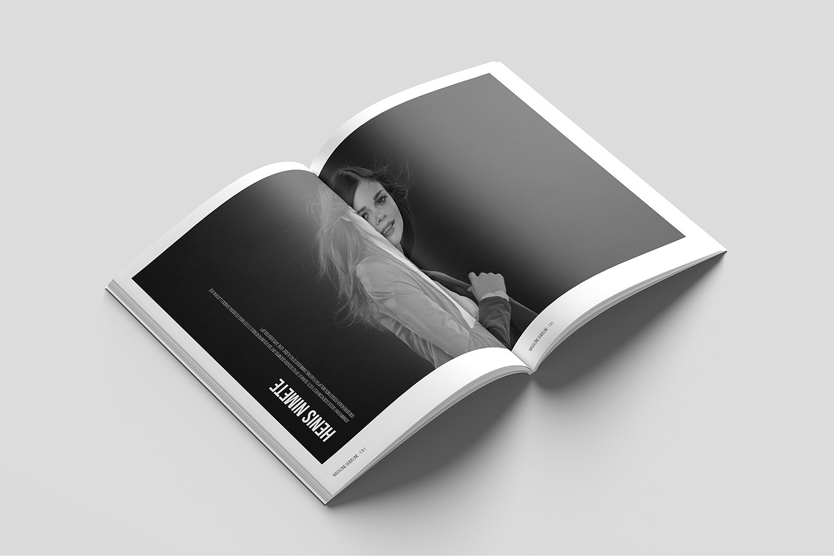 Simple Magazine II Canva Template, a Magazine Template by GoldenGrid Studio (Photo 5 of 9)