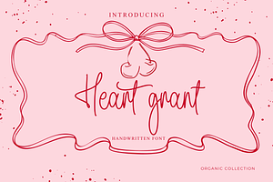 Heart's Grant | Monoline Font