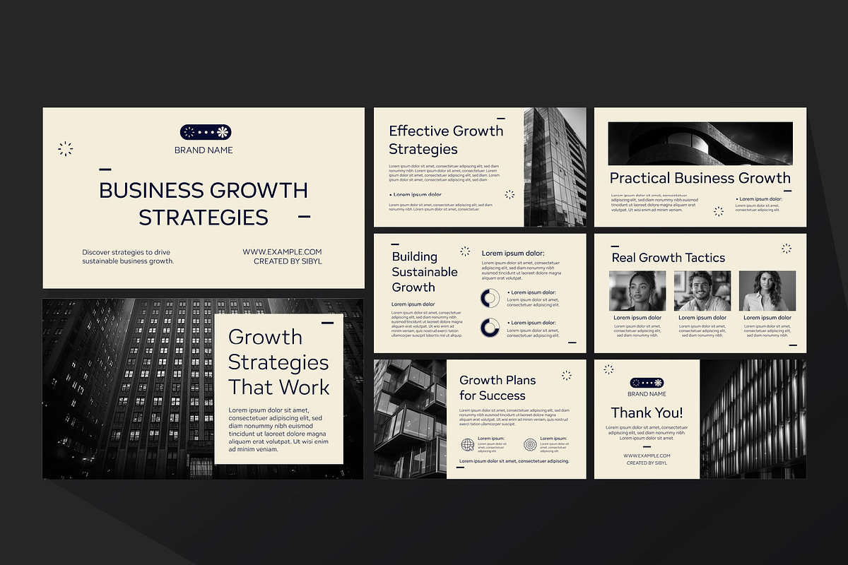 Business Growth Presentation, a Templates & Theme by studiogstock
