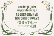 Fleur Royale - Art Nouveau Typeface, a Serif Font by HipFonts (Thumbnail 3 of 10)