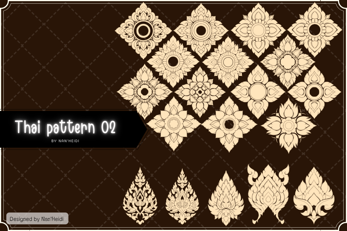 112 Thai pattern 02 NHD, a Brush Add-On by Nan'Heidi (Photo 2 of 8)
