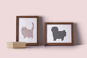 Cute cat and dog vector set, a Graphic by Vectorwins Premium Shop (Thumbnail 3 of 3)