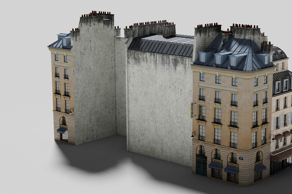 Paris quarter 1, an Architecture 3D Model by happy brush (Photo 3 of 4)