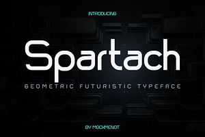 Spartach – Futuristic Font Family