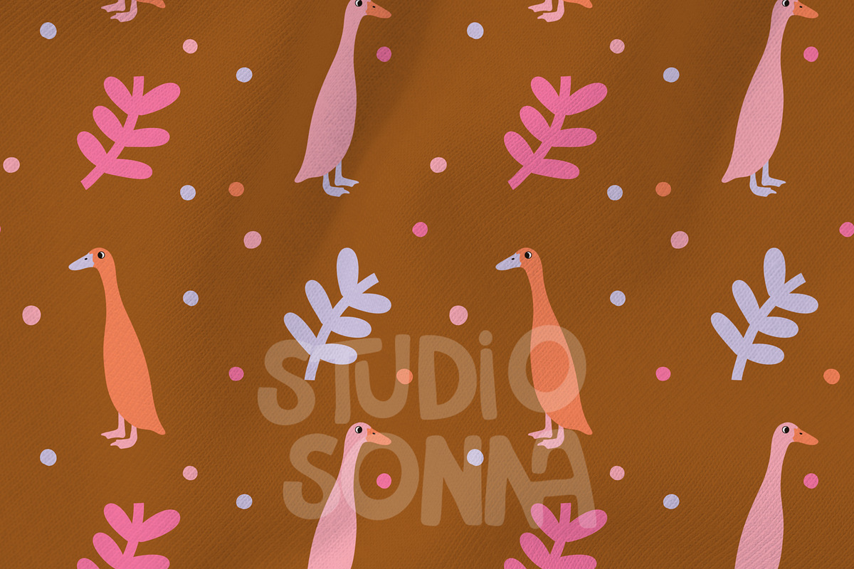 November Goose, a Pattern Graphic by StudioSonna (Photo 2 of 3)