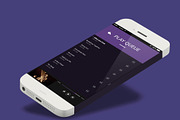 Quark Music player App Ui, an UI Kit Template by GFXZ Designs (Thumbnail 1 of 4)