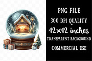 Christmas Movie Night Clipart, an Illustration by Designking (Thumbnail 4 of 4)