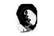 Stairway Journey Vector Bundle, an Illustration by jahid234 (Thumbnail 15 of 51)