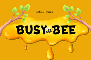 Busy Bee - Cheerful Kids Font