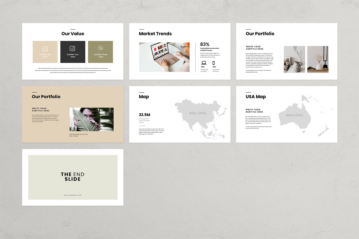 Pitch Deck Presentation Template, a Presentation Template by evgenystudio (Photo 7 of 8)