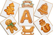 Watercolor Christmas Gingerbread, an Illustration by Creative Art (Thumbnail 4 of 10)