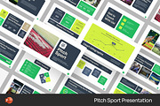 Pitch Sports Powerpoint, a Presentation Template by Fit-tee (Thumbnail 1 of 2)
