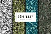 Ghillie suit seamless camouflage, a Pattern Graphic by ArchonDigitalShop (Thumbnail 6 of 10)