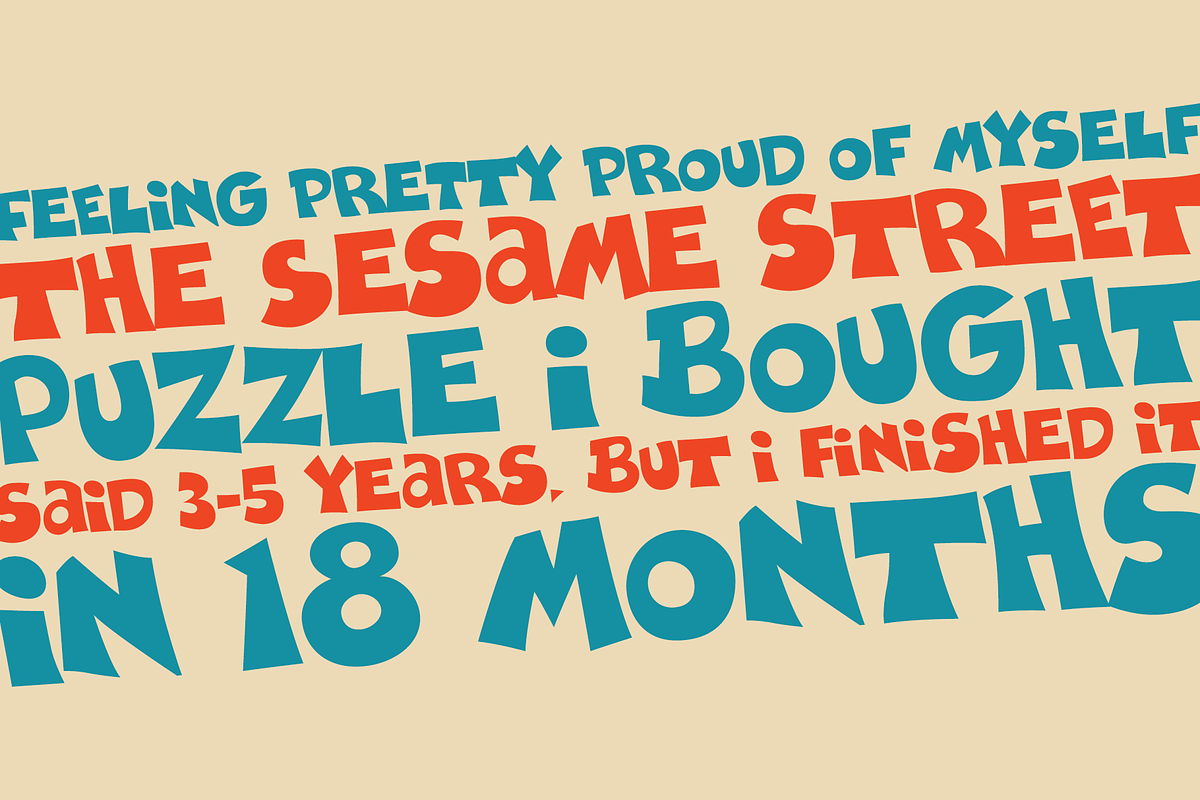 Supaduper PB, a Sans Serif Font by Pink Broccoli (Photo 3 of 5)
