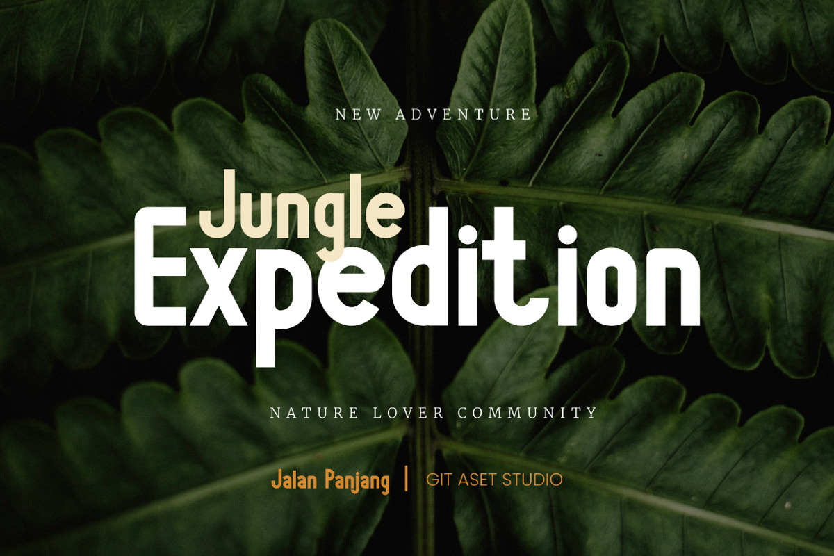 Jalan Panjang - Condensed Sans Serif, a Sans Serif Font by gitasetstudio (Photo 4 of 6)