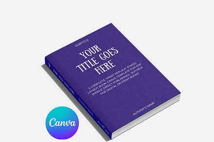 6x9 Non-Fiction Book Canva Template, a Templates & Theme by Wilsonian Press