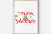 Santa Baby Pinup, Pink Christmas PNG, an Illustration by DreamArtGraphic (Thumbnail 2 of 5)