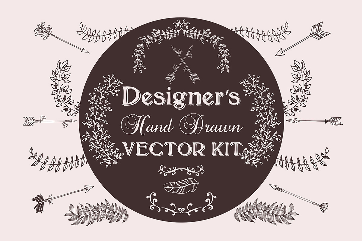 Designer's Hand Drawn Vector Kit