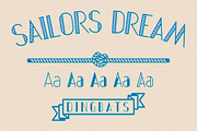 Sailors Dream, a Sans Serif Font by Pan Cabaj (Thumbnail 1 of 5)