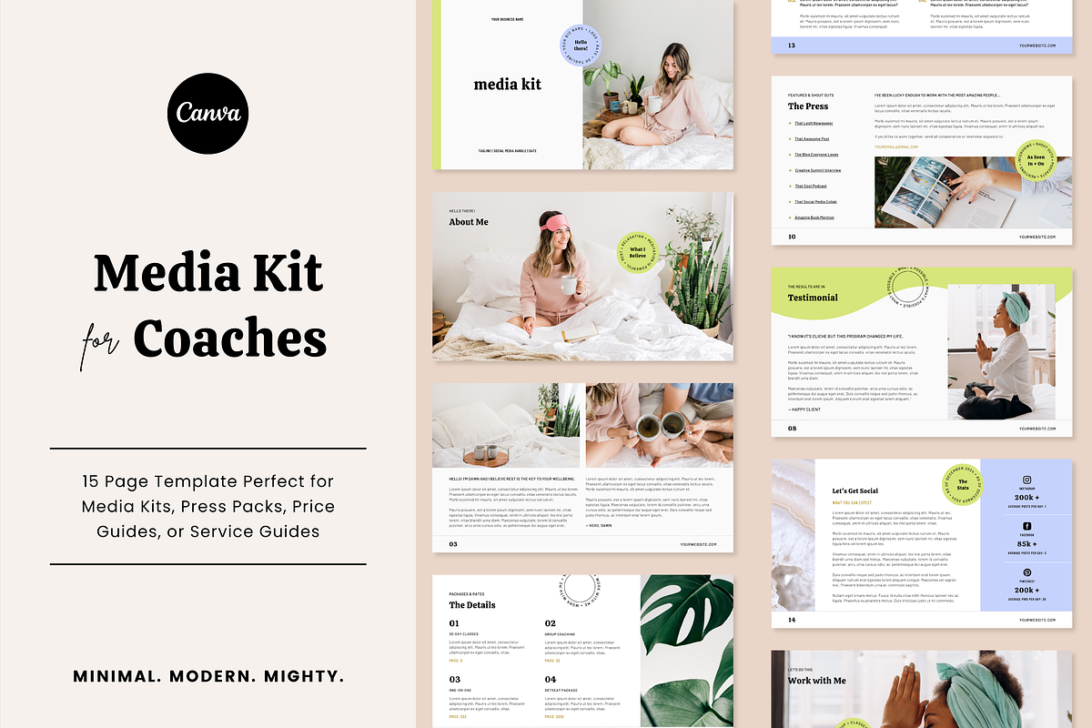 DAWN | Media Kit for Canva, a Presentation Template by Erin Cassidy (Photo 1 of 8)