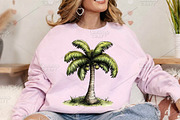 Whimsical Summer Palm Tree Clipart, an Illustration by Canvas Craft (Thumbnail 4 of 7)