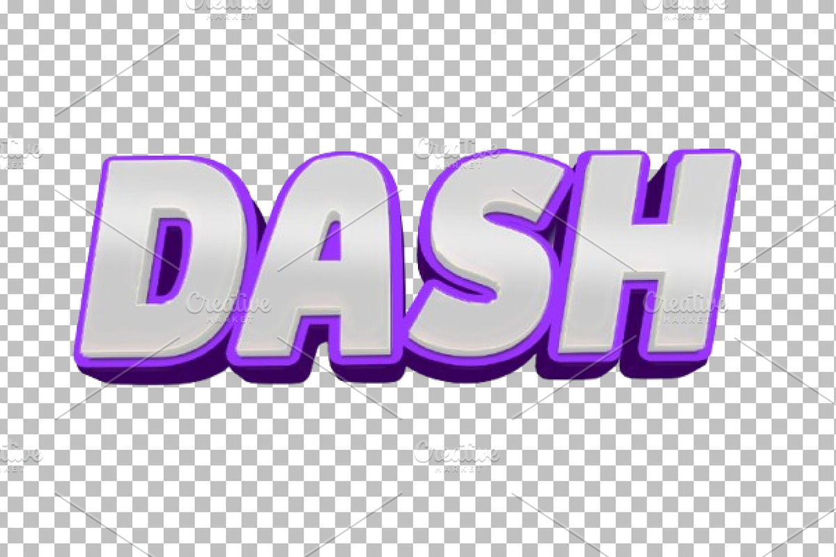 Dash 3D Editable Text Effect PSD, a Layer Style Add-On by TrueVector (Photo 2 of 2)